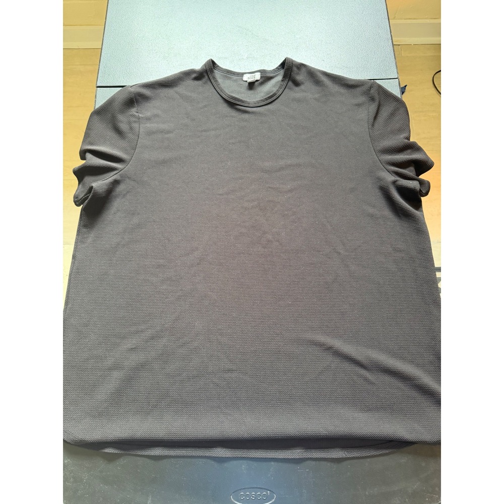 One Bone Mens Waffle Knit Short Sleeve T-Shirt Black Size 4 Big and Tall Canada
